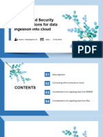 Network and Security Considerations