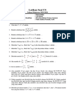 LATIHAN SOAL US Matematika TP 2023-2024