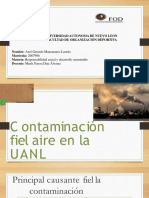 Contaminación Del Aire en La UANL