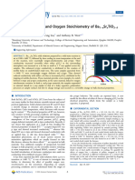 Electrical Properties and Oxygen Stoichiometry of Ba SR Tio Ceramics