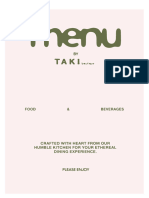 MENU Taki Boutique Makassar