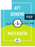 Paraf 15 AYT Matematik Denemeler - @yksor