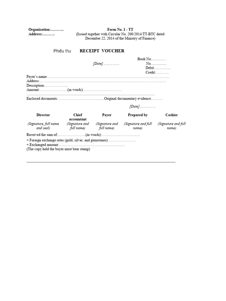 Financial Document Templates TT Forms | PDF | Payments | Cash