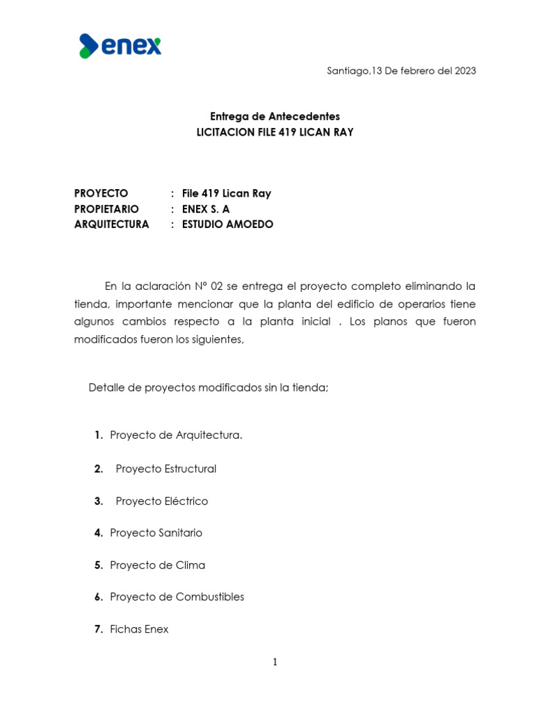 Aclaracion n 02 file 419 licanray pdf