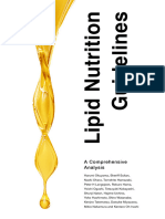 Lipid Nutrition Guidelines