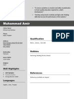 New - Resume - M Amir