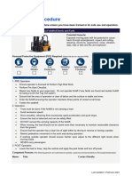 Forklift Procedure