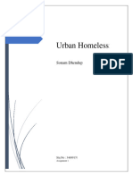 Urban Homelessness in Modern Canada