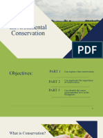 Conservation and ENVIRONMENTAL IMPACT STATEMENT (EIS)