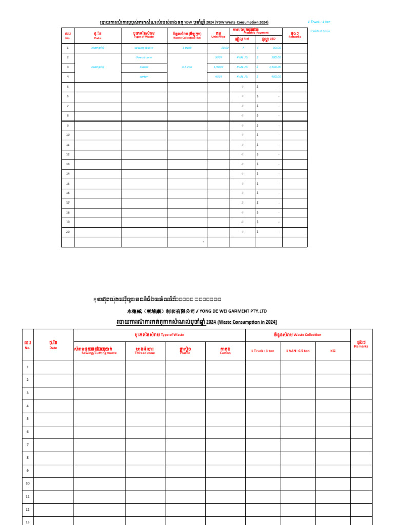YDW+-+Waste+Collection+2024 | PDF