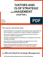 Chapter 2 Motivators and Drivers of Strategic Management