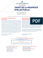 Master 0 Propiette Intellectuelle Sorbonne