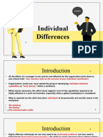 Individual Diferences - 1