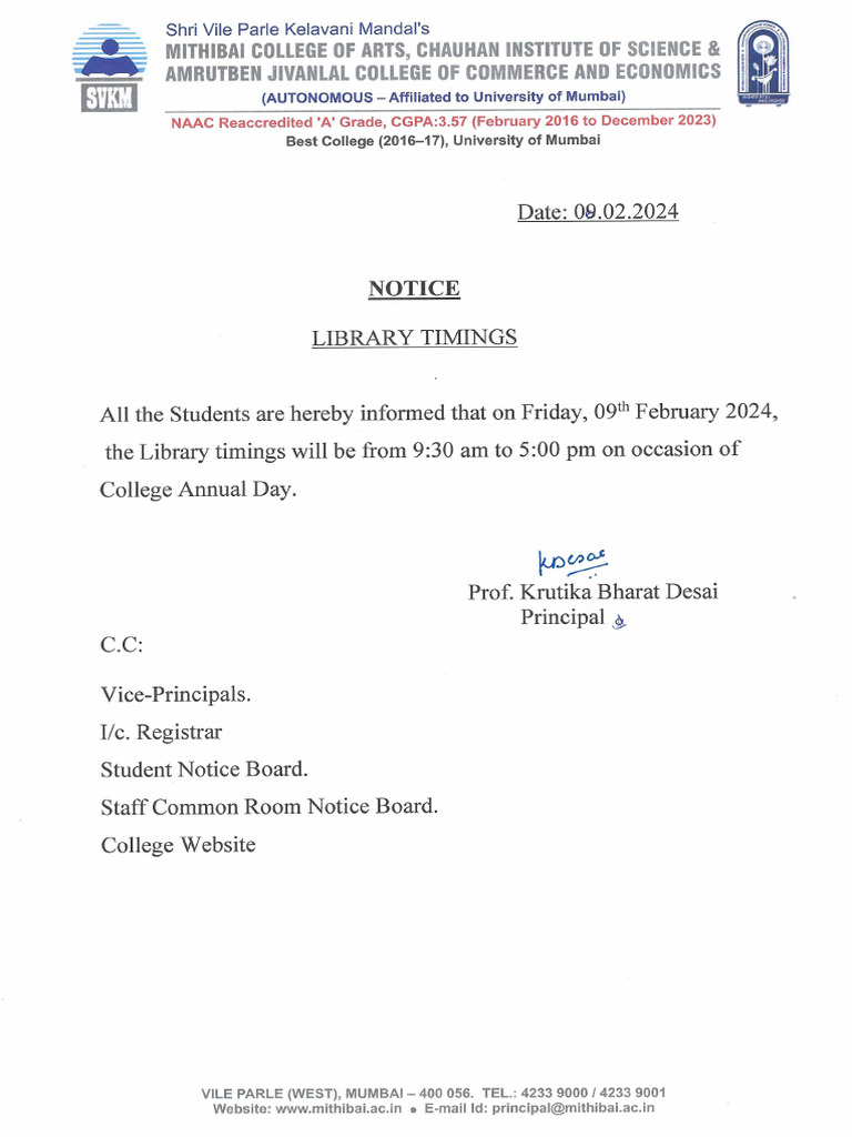 college-annual-day-library-timings-pdf