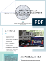 Kendala Dan Tantangan Pengujian Kendaraan Bermotor Di Indonesia