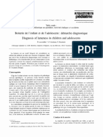Boiterie de L'enfant Et de L'adolescent - Démarche Diagnostique (Archives de Pédiatrie, Vol. 10, Issue Supp-S1) (2003)