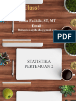 Statistika 2