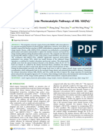 He Et Al 2019 Mechanistic Insight Into Photocatalytic Pathways of Mil 100 (Fe) Tio2 Composites