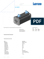 MCA Asynchronous Servo Motor MCA13I41-RS0B0: Product Data Sheet