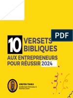 10 Versets Bibliques Aux Entrepreneurs Pour Réussir 2024