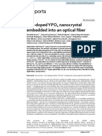 PR Doped YPO Nanocrystal Embedded Into An Optical Fiber: Scientific Reports - (2024) 14:7404