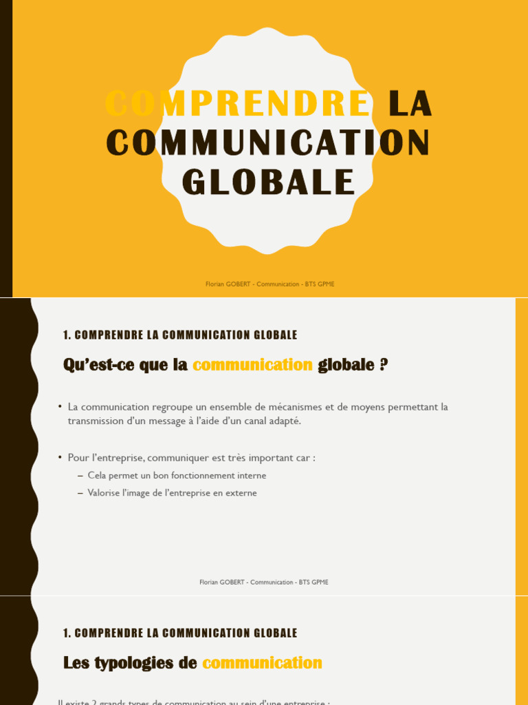 Stratégie de Communication Globale | PDF | Marque | la communication