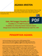 1.) Pengertian Dari Agama.