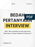 Bedah Pertanyaan Interview