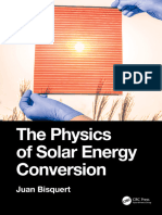 The Physics of Solar Energy Conversion-CRC Press