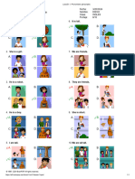 Prueba de Pronombres Personales - BrainPOP ELL