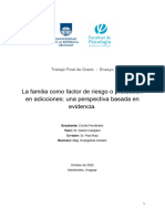 La Familia Como Factor de Riesgo o Protección