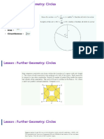 Circles: Lesson: Further Geometry: Circles