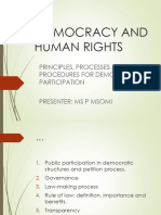 Democracy and Human Rights