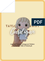 Cardigan Taylor Swift Pattern