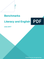 Benchmarks For Literacy and English 1