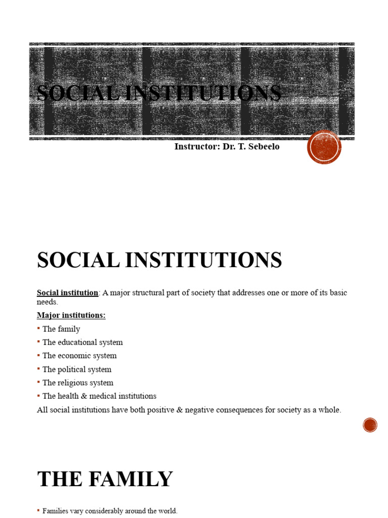 Understanding Family as a Social Institution | PDF | Family | Marriage