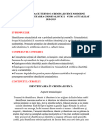 TEMA 2 - MIJLOACE TEHNICO-CRIMINALISTICE MODERNE FOLOSITE ÎN CERCETAREA CRIMINALISTICĂ - CURS ACTUALIZAT 2018-2019