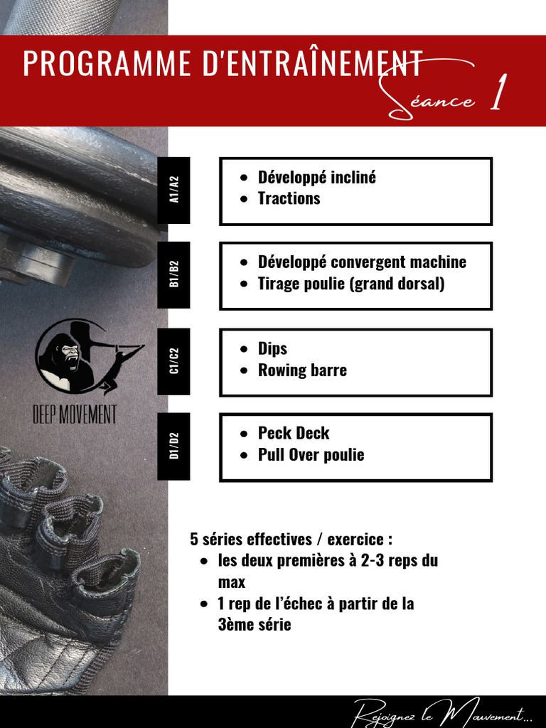 Programme d'entraînement complet | PDF