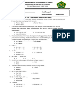 Asesmen Sumatif Matematika Kelas 2