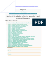 Developing A Plan For Assessing Local Needs and Resources