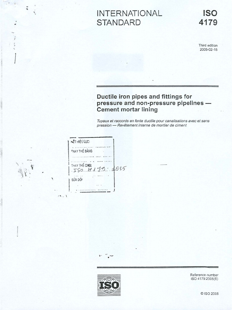 Iso 4179-2005 | PDF
