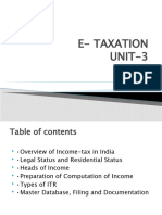 E-Taxation Unit 3