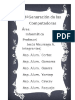 4 Generación de Computadoras