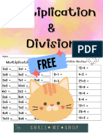 Multiplication Multiplication & & Division Division