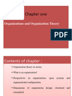 Organization Theory Chapter-1