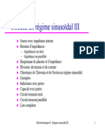 Regime Sinusoidal III