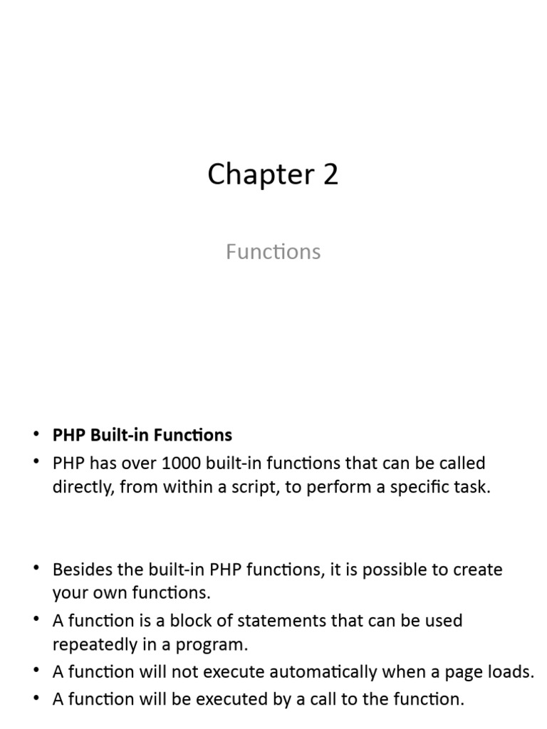 Chapter 2 Function | PDF | Anonymous Function | Parameter (Computer ...