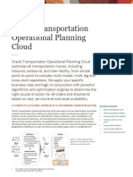 Oracle Transportation Operational Planning Ds