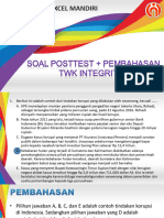 Soal Posttest TWK (Integritas)