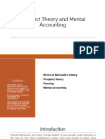 Prospect Theory and Mental Accounting